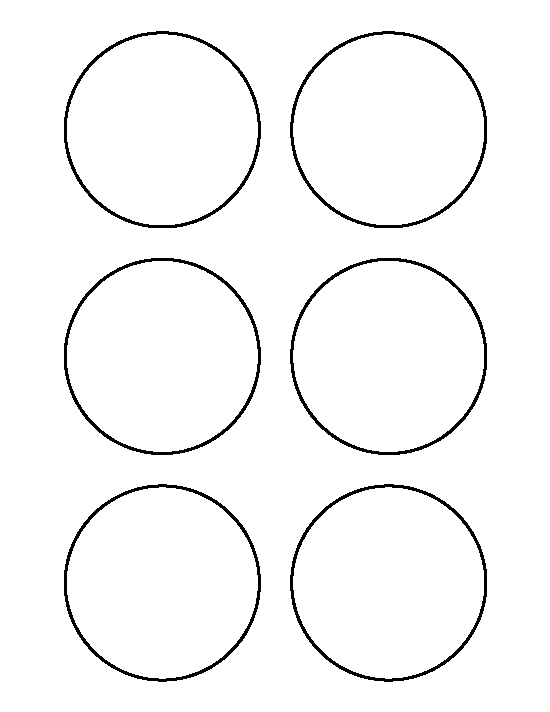 3 Inch Circle Template