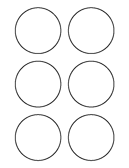 Printable 3 Inch Circle Template