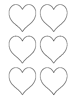3 Inch Heart Pattern