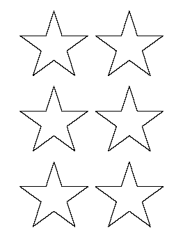 3 Inch Star Pattern