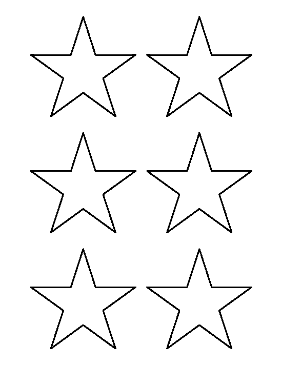 3 Inch Star Template