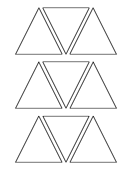 3 Inch Triangle Pattern