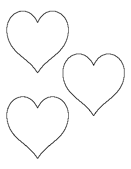 4 Inch Heart Pattern