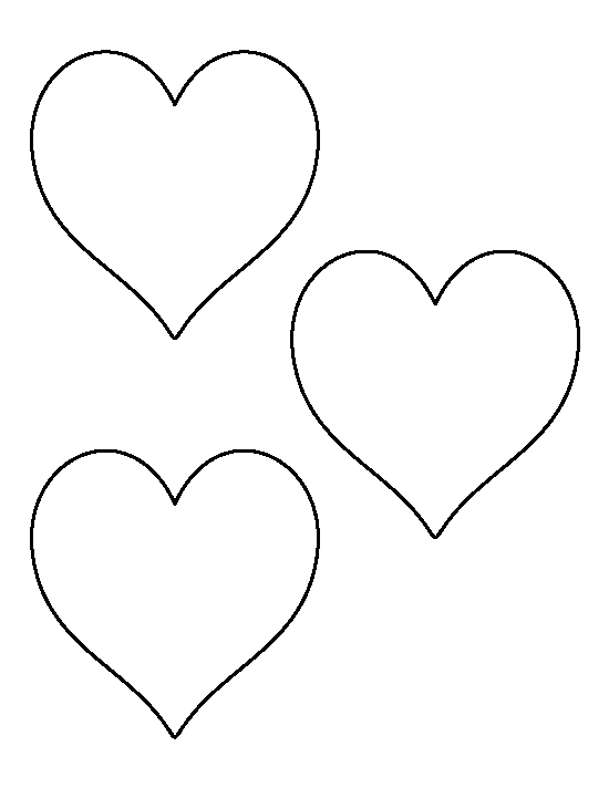 25+ Heart Template, Printable Heart Templates