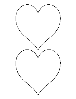 5 Inch Heart Pattern