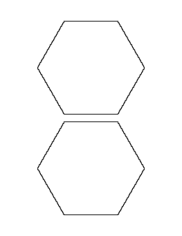 5 Inch Hexagon Pattern