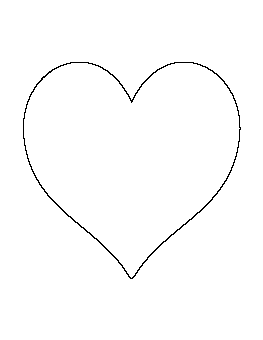 7 Inch Heart Pattern
