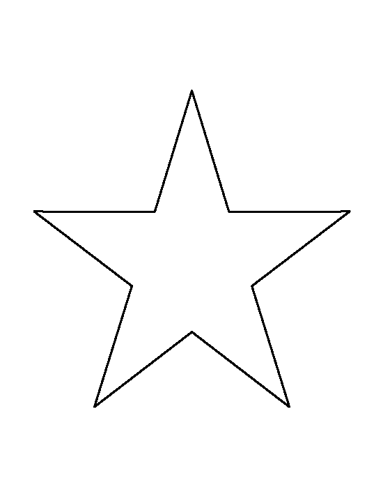7 Inch Star Template