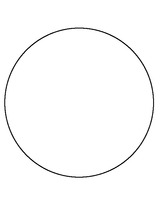 circle outline printable