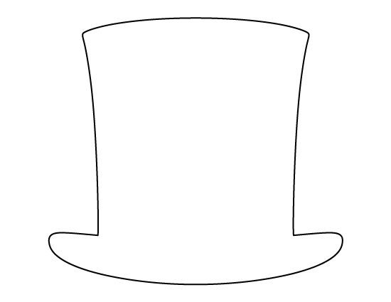 Abraham Lincoln Hat Template