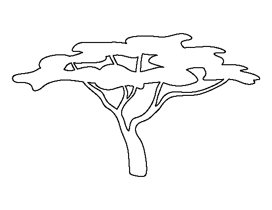 African Tree Template
