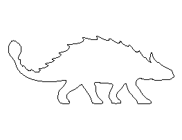 Ankylosaurus Pattern