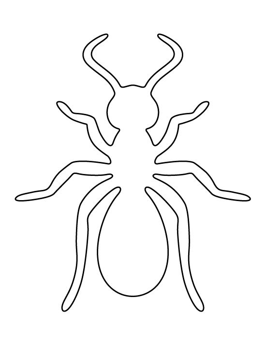 Printable Ant Template