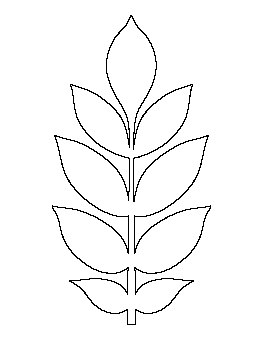 Free Printable Leaf Template