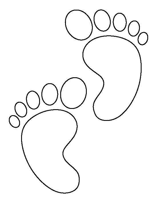 Baby Feet Template