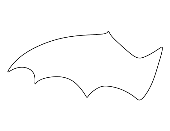 Bat Wing Template