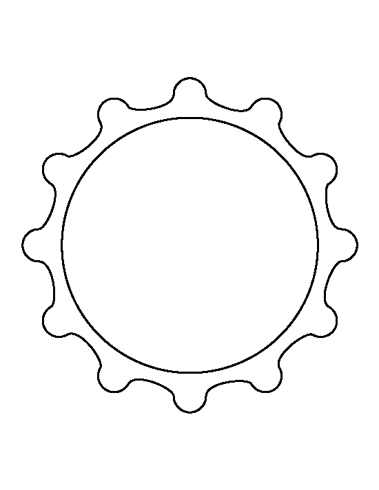 Bottle Cap Template