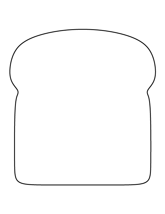 Slice Of Bread Template