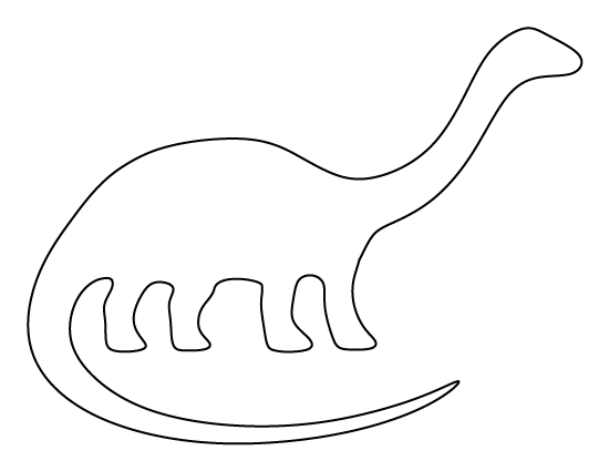 Brontosaurus Template