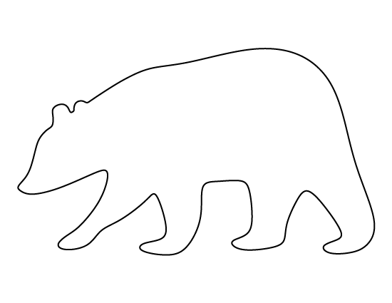 Brown Bear Template