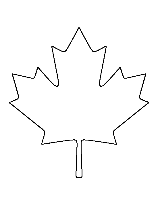 Maple Leaf Pattern Printable