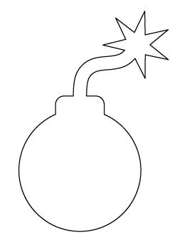Cartoon Bomb Pattern
