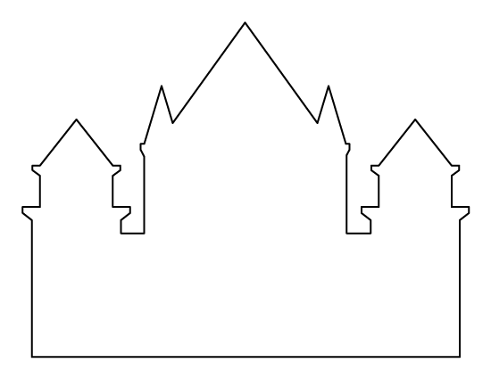 Printable Castle Template