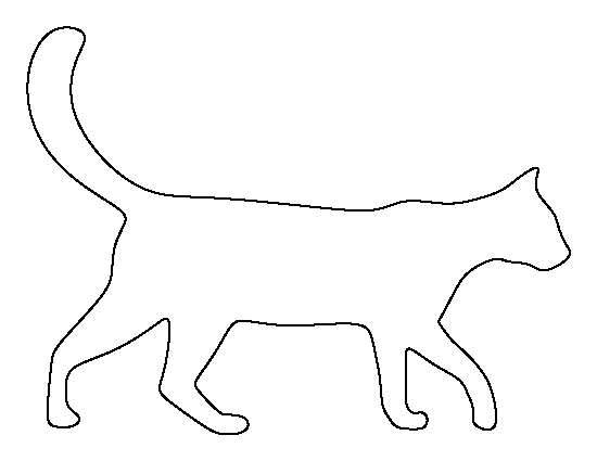 Cat Template Printable