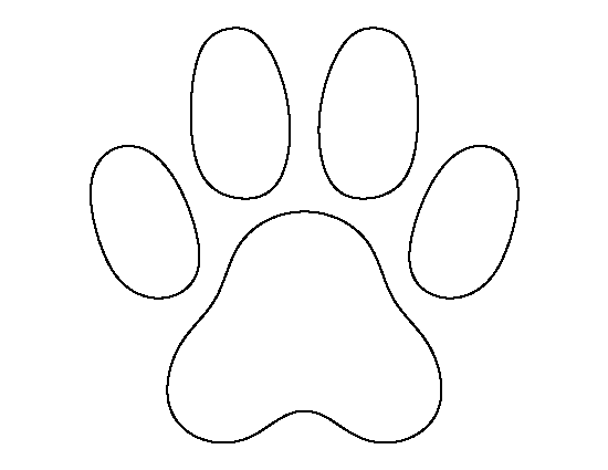 Cats Paw Prints To Print