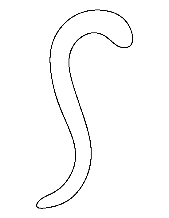 Cat Tail Template