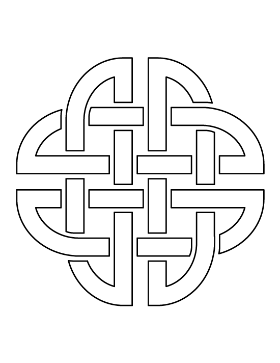 Printable Celtic Knot Template