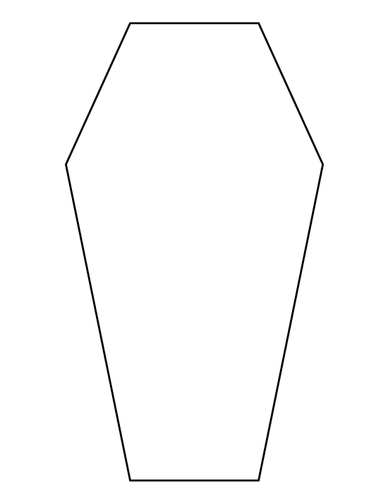 Coffin Template Printable Printable Word Searches