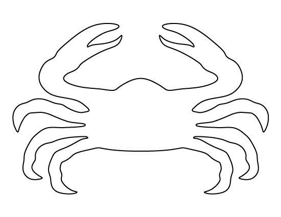 Printable Crab Template