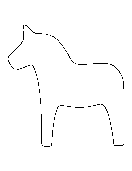 Dala Horse Pattern