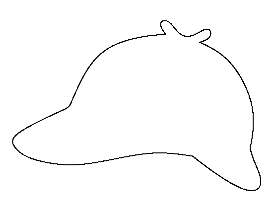 Detective Hat Template