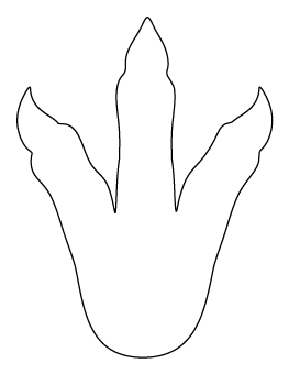 Dinosaur Footprint Pattern