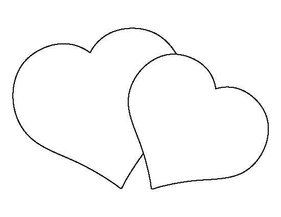 Double Heart Template