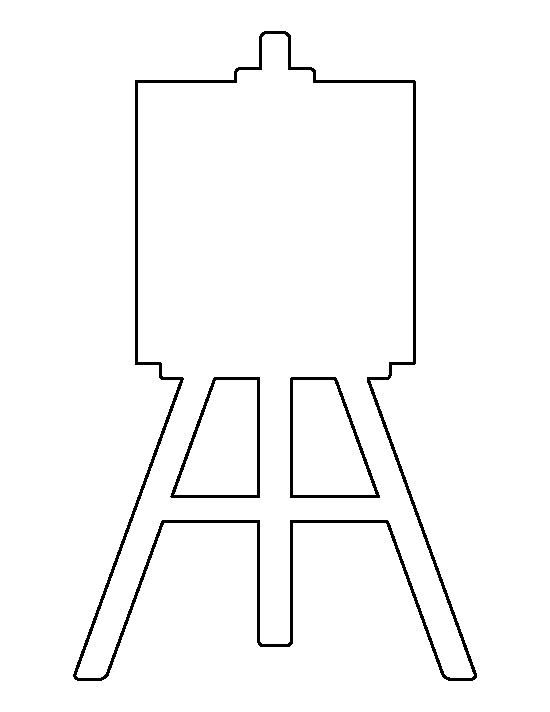 Printable Easel Template