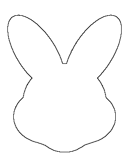 Easter Bunny Face Pattern