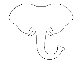 Elephant Head Pattern