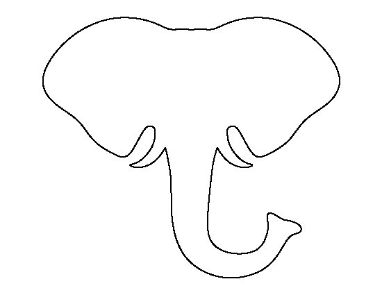 Elephant Head Template