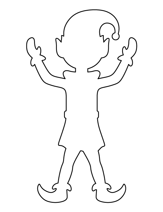 Printable Elf Template