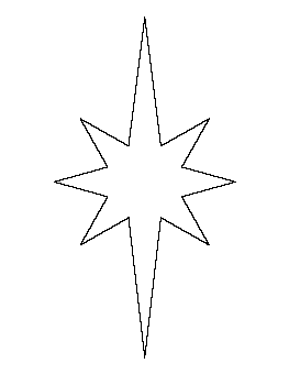 Elongated Star Pattern