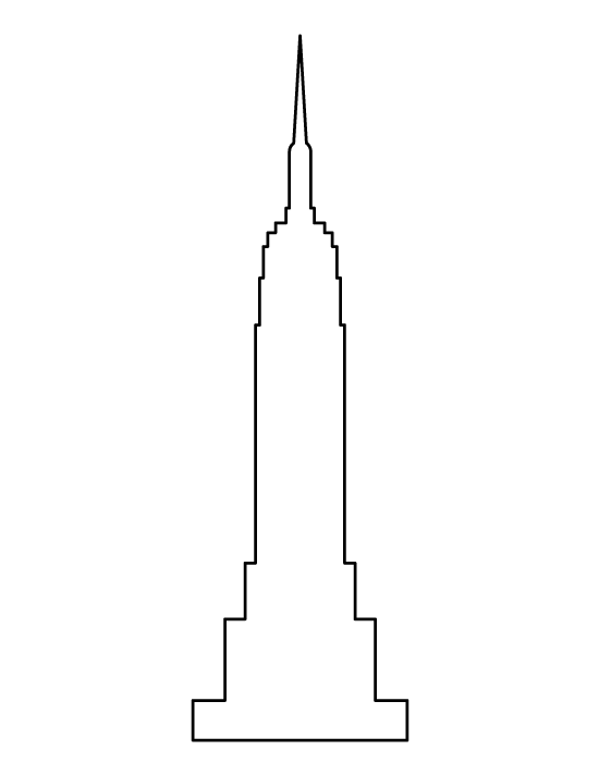Empire State Building Template