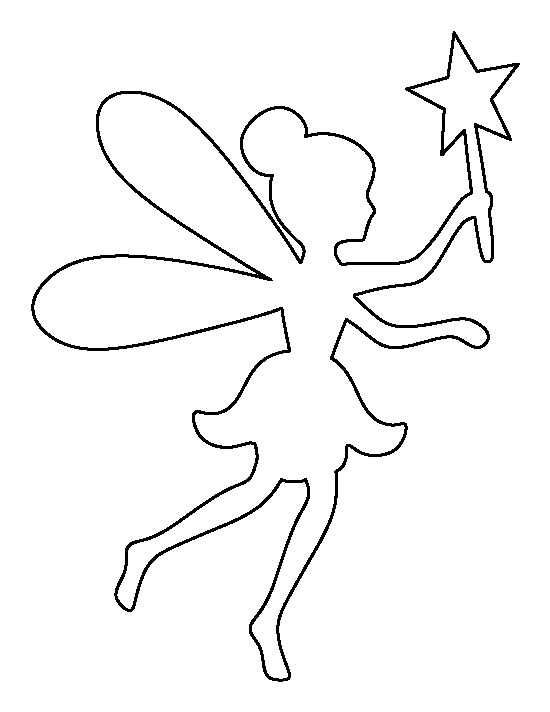 Printable Fairy Template