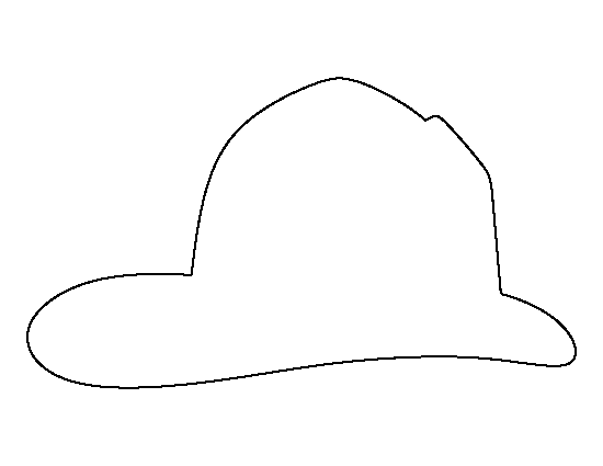 Printable Fireman Hat Template