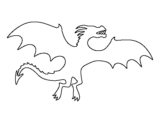 printable-flying-dragon-template