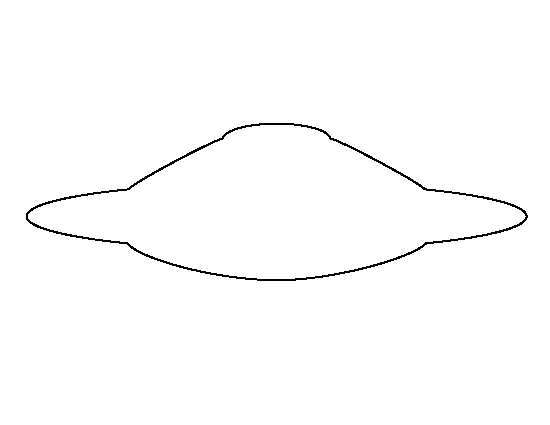 Flying Saucer Template