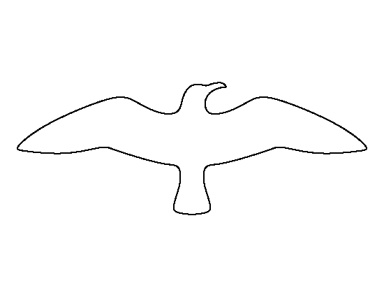 Flying Seagull Template