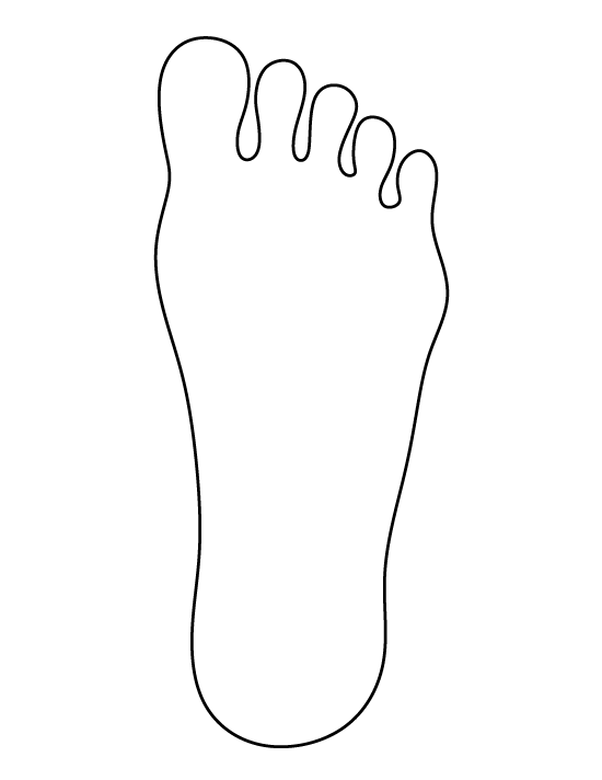 Printable Foot Template